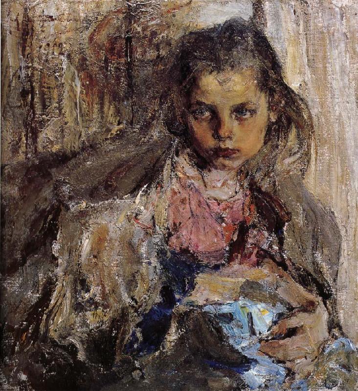 Nikolay Fechin Portrait of girl china oil painting image